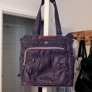 “Lug” Ace Tote/Travel Bag - Purple